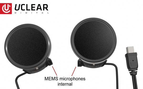 BOOST 2.0 Speakers with internal microphones for HBC & AMP series
